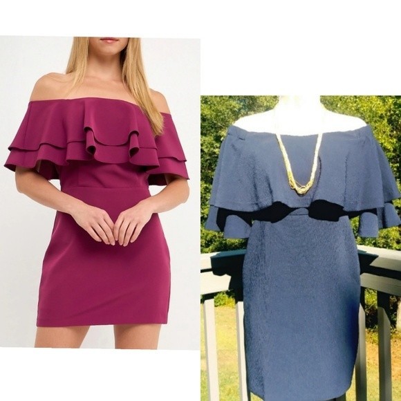 Anthropologie Dresses & Skirts - Endless Rose by Anthropologie Off Shoulder‎ Dress